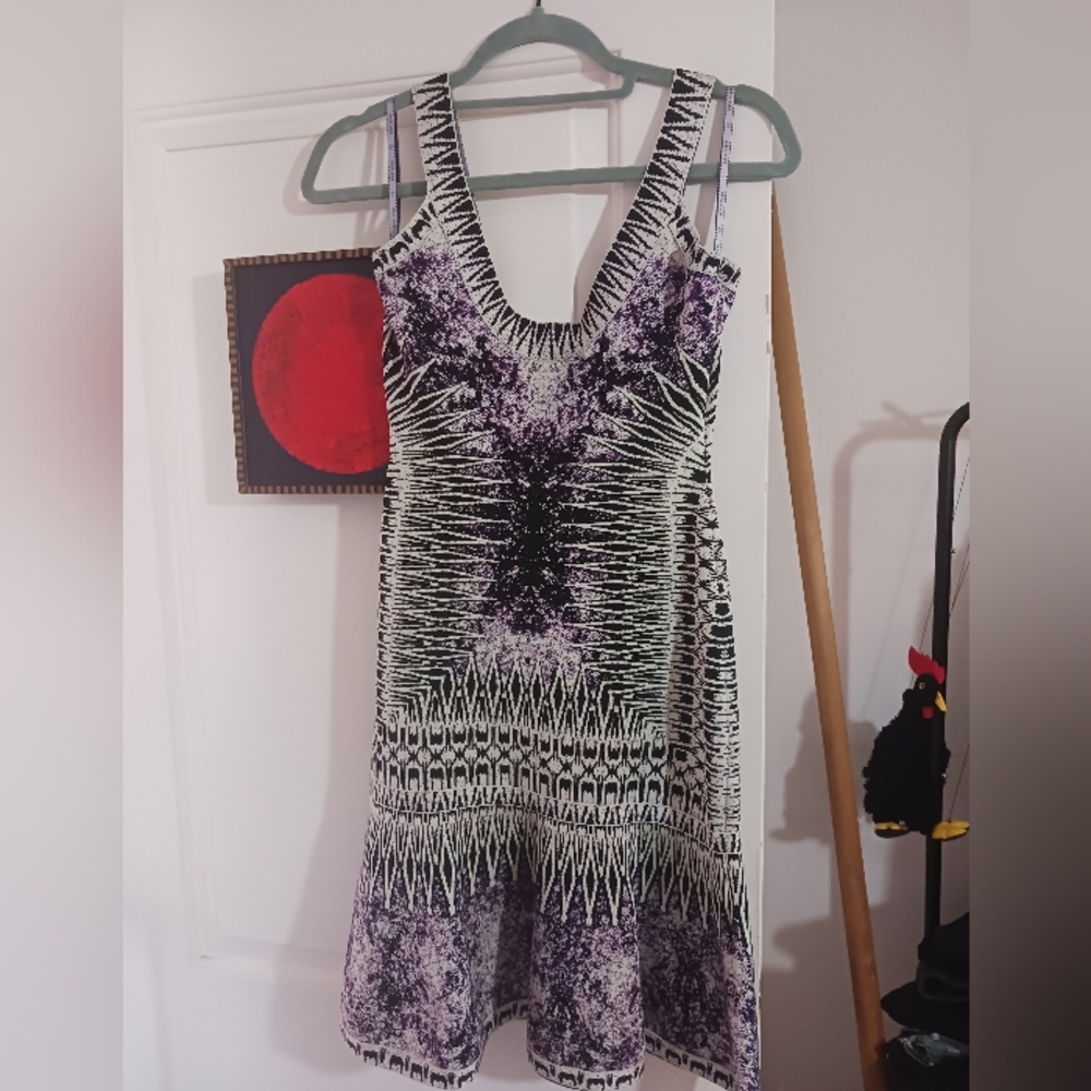 Herve Leger Printed Bandage Dress